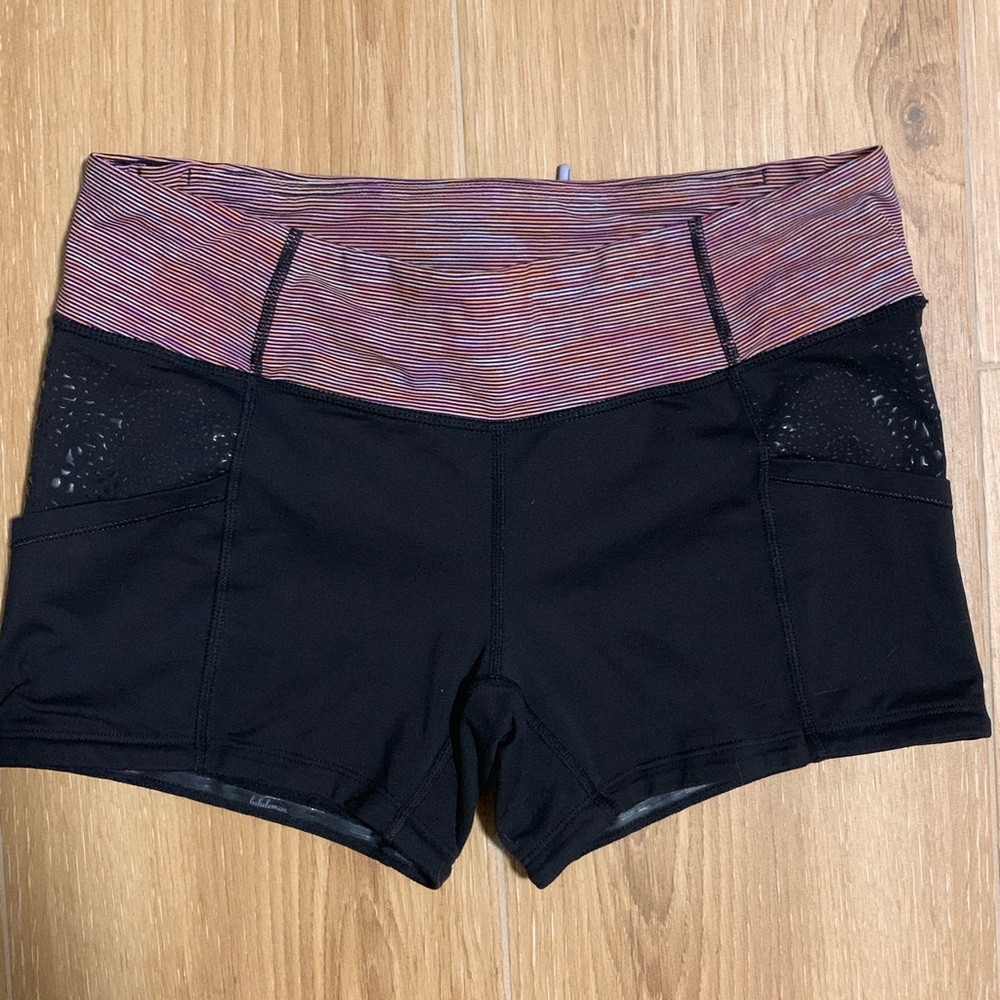 Lululemon black workout spandex